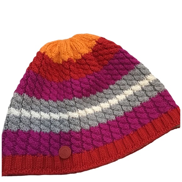 BOGNER - Fire + Ice Strip Knit Beanie Hat - Picture 3 of 16